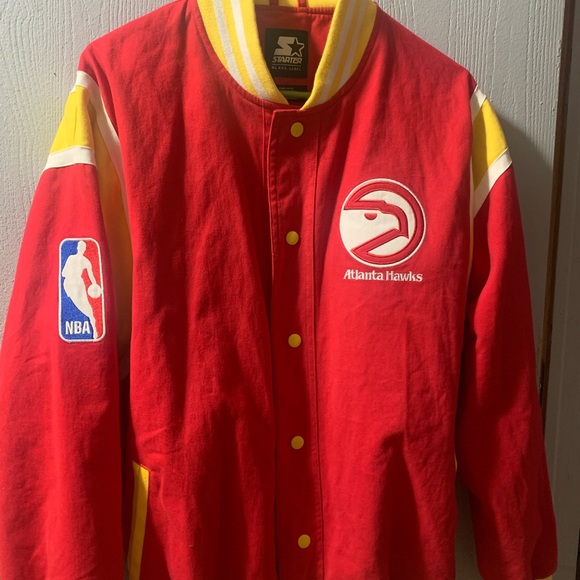 ATLANTA HAWKS STARTER JACKET - Picture 2 of 3